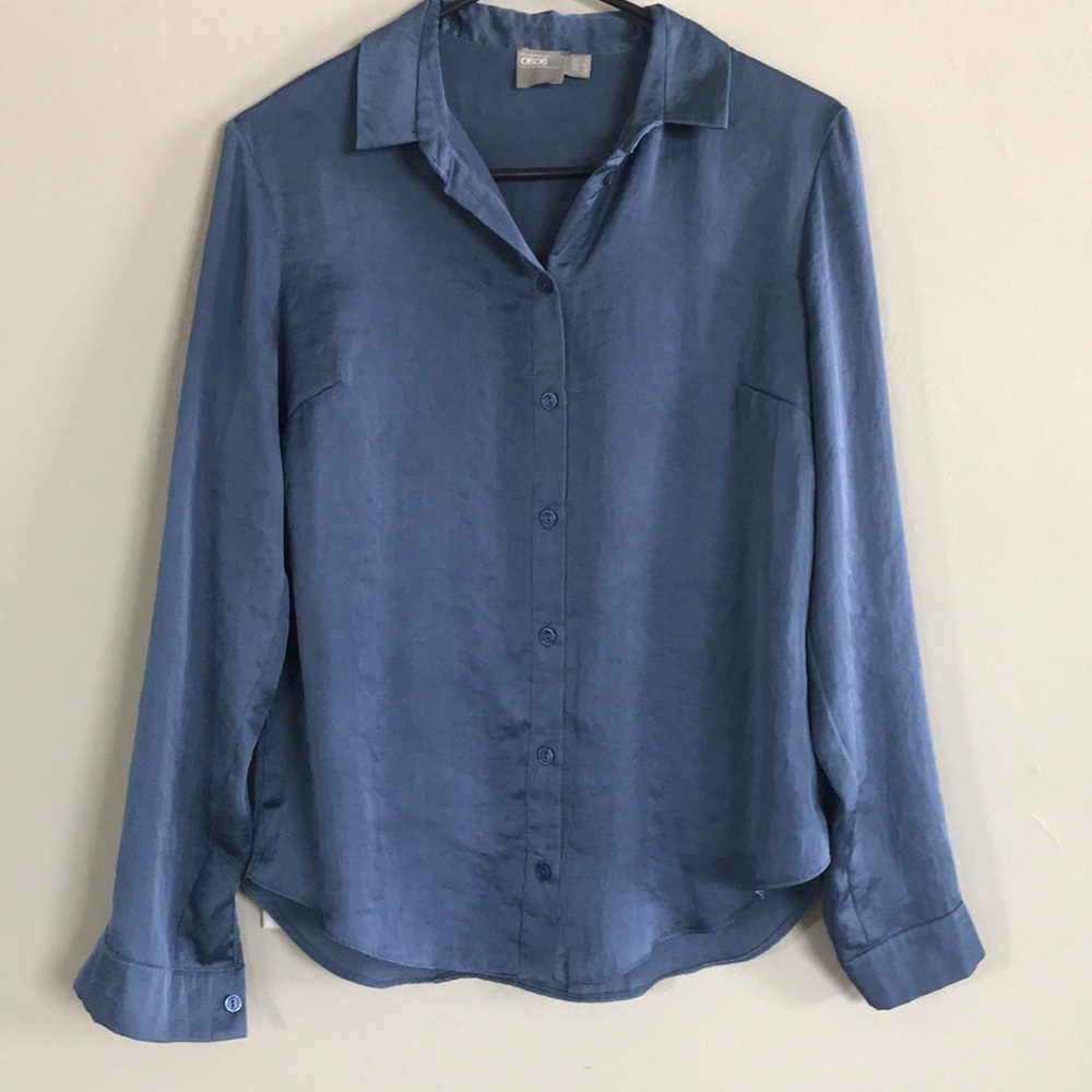 ASOS satin button down